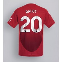 Manchester United Diogo Dalot #20 Replica Home Shirt 2024-25 Short Sleeve